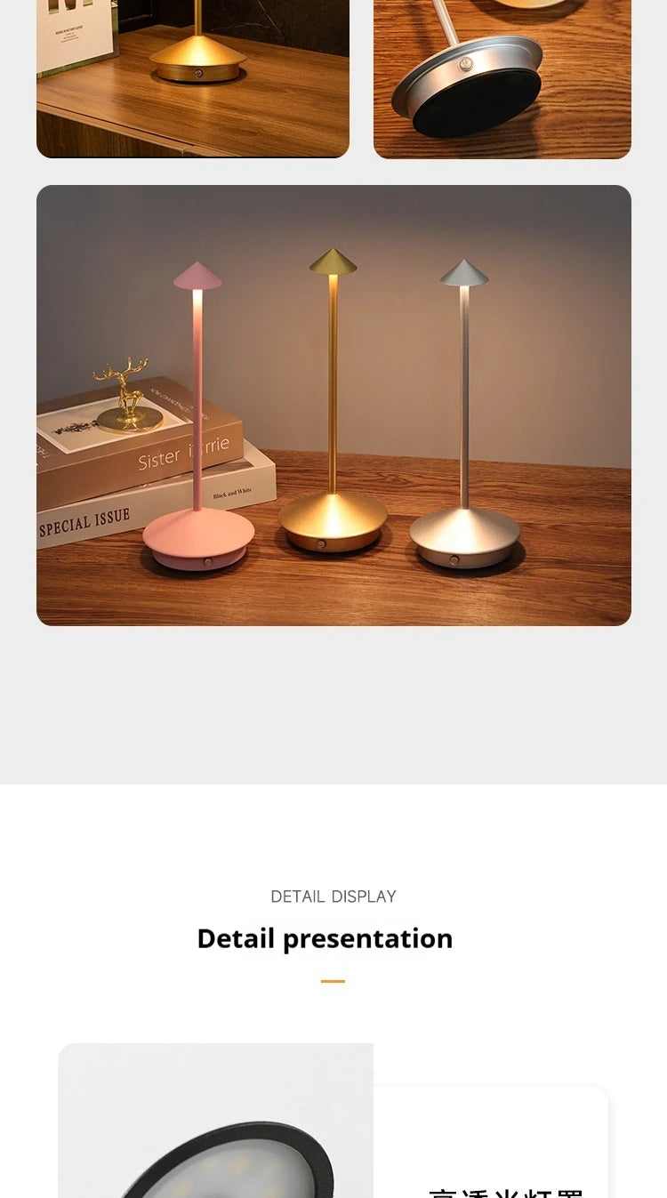 Led Rechargeable Creative Table Lamp