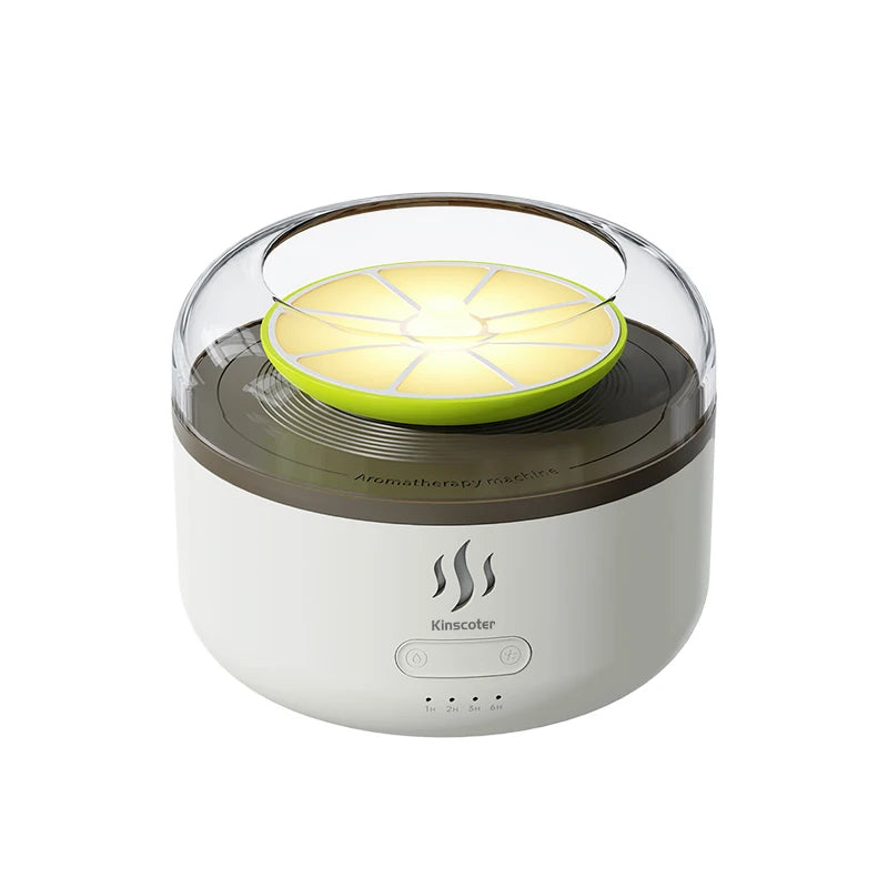 Portable Volcano Aroma Diffuser 160ml Essential Oil Air Humidifier Sprayer USB with LED Colorful Night Light for Home Office