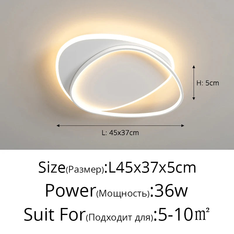 QIYIMEI Modern LED Chandelier Indoor Lights For Bedroom Study Living Room Lighting Lamps Luminaria Lustres HOME Decoration