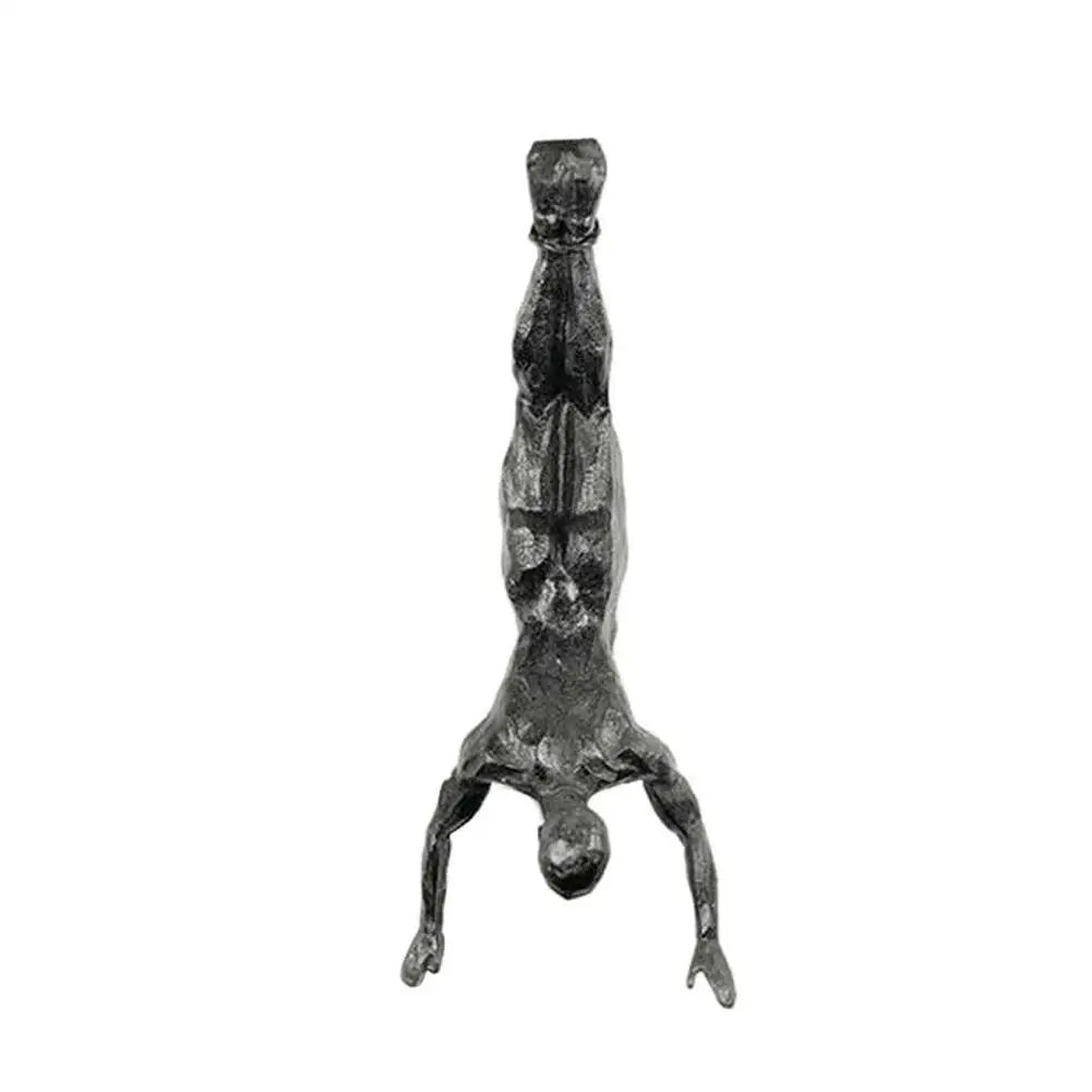 Creative Rock Climbing Man Resin Down Climbing Man Wall Art Decor 3D Art Climbing Men Sculpture Statue Figures Men's Gifts