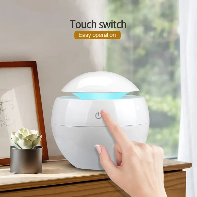 Mini Humidifier Usb Aromatherapy Machine Car Mounted Air Purifier Indoor Facial Hydration Night Colorful Atmosphere Light