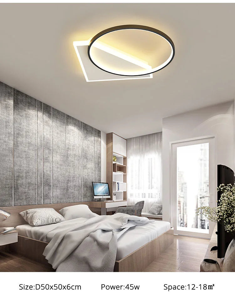 QIYIMEI Modern LED Chandelier Indoor Lights For Bedroom Study Living Room Lighting Lamps Luminaria Lustres HOME Decoration