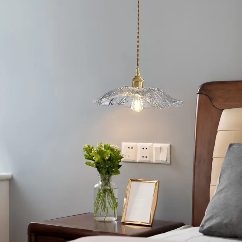 Art Creative LED Pendant Lights For Bedroom Restaurant Kitchen Hanging Lamp Modern Nordic Ceiling Chandeliers Glass Pendant Lamp