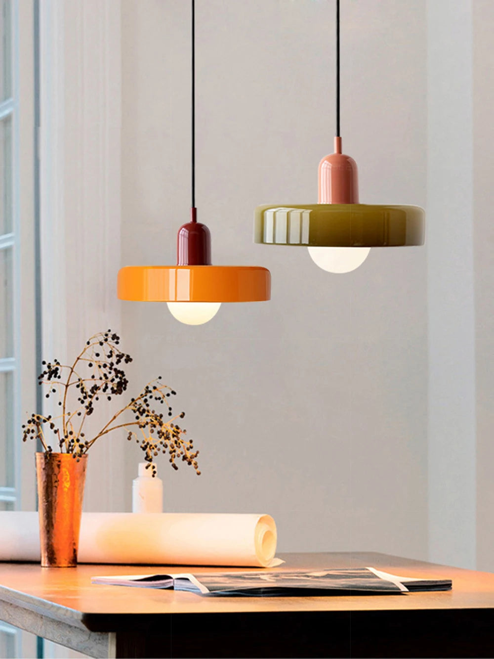 Nordic Pendant Light Glass Home Decorative Lamp For Living Room Restaurant Bedroom Study Indoor Hanging Illumination Luminaires