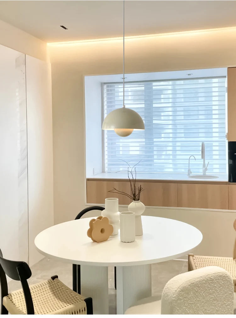 Nordic Café Resraurant Macarone Chandelier Lighting LED Dining Table Ceiling Pendant Lamps Kitchen Living Room Home Decorations