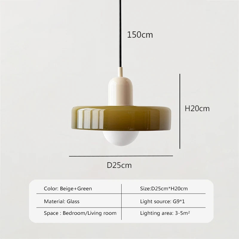 Nordic Pendant Light Glass Home Decorative Lamp For Living Room Restaurant Bedroom Study Indoor Hanging Illumination Luminaires
