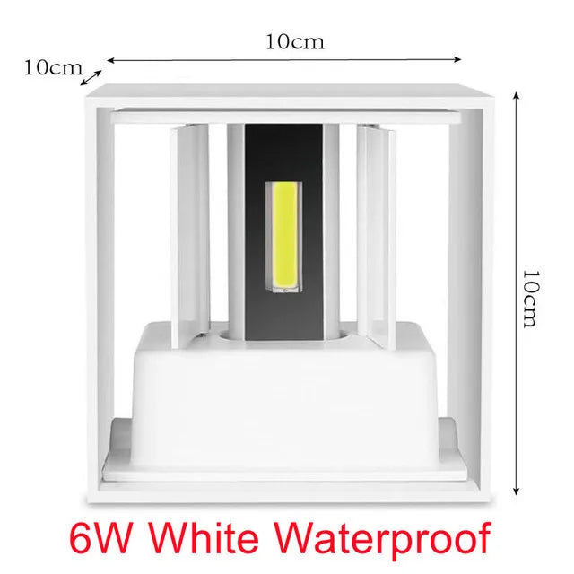 Led Outdoor Wall Light Waterproof IP65 Garden Lights 85V-265V Exterior Wall Lamp For Street Courtyard Corridor Interior Lighting