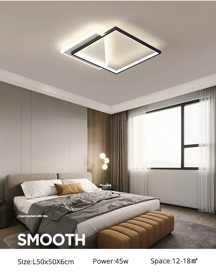 QIYIMEI Modern LED Chandelier Indoor Lights For Bedroom Study Living Room Lighting Lamps Luminaria Lustres HOME Decoration