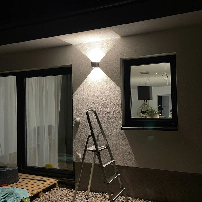 Led Outdoor Wall Light Waterproof IP65 Garden Lights 85V-265V Exterior Wall Lamp For Street Courtyard Corridor Interior Lighting