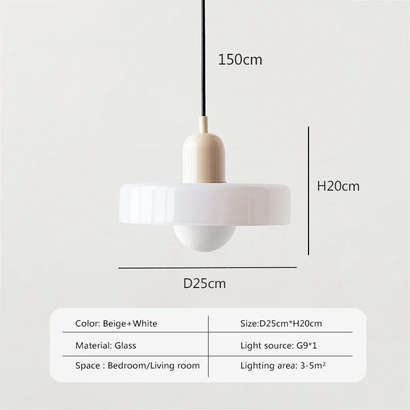 Nordic Pendant Light Glass Home Decorative Lamp For Living Room Restaurant Bedroom Study Indoor Hanging Illumination Luminaires