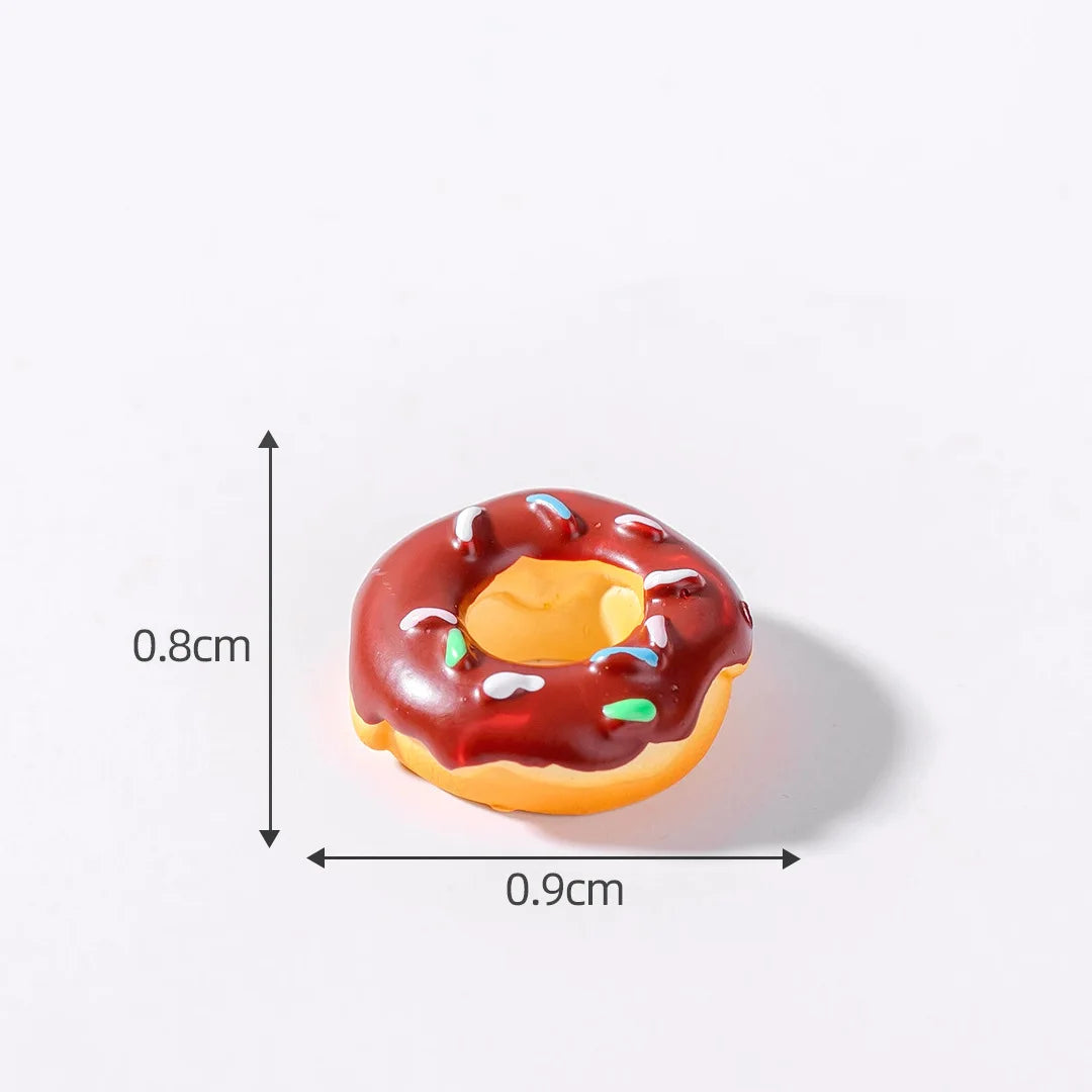 Figurine Miniature Imitation Cake Hamburger Food Micro Landscape Ornaments For Home Decorations Room Decor DIY Accessories
