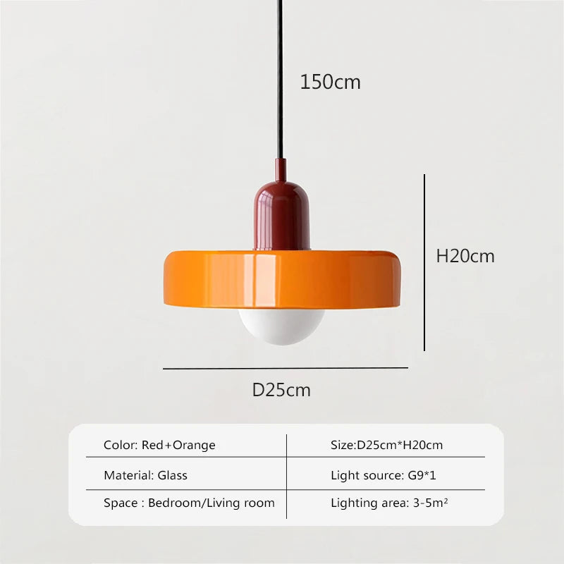 Nordic Pendant Light Glass Home Decorative Lamp For Living Room Restaurant Bedroom Study Indoor Hanging Illumination Luminaires