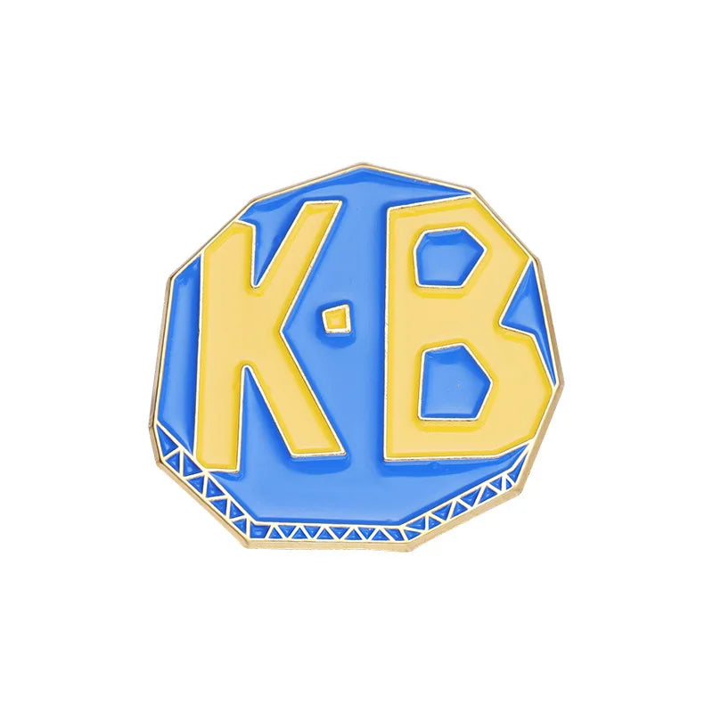 English letter brooch Cartoon soup bowl pins Bag Decorative metal badge Accessories wholesale Gift to friends