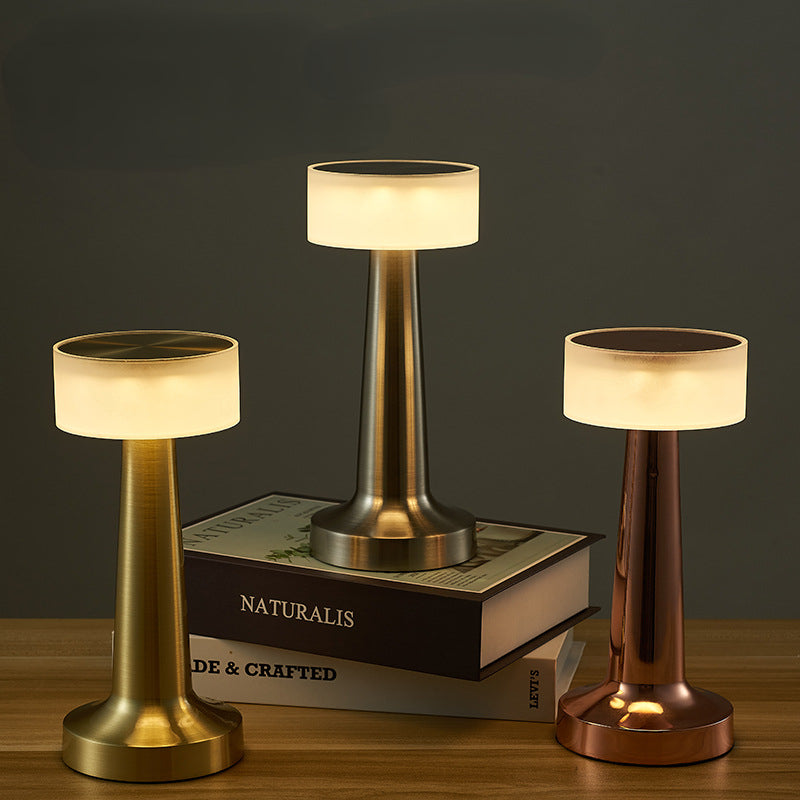 LED Bar Table Lamp Bar/Coffee/Restaurant Desktop Decor Night Light Rechargeable Touch Sensor Wireless Bedroom Reading Lamp 2022
