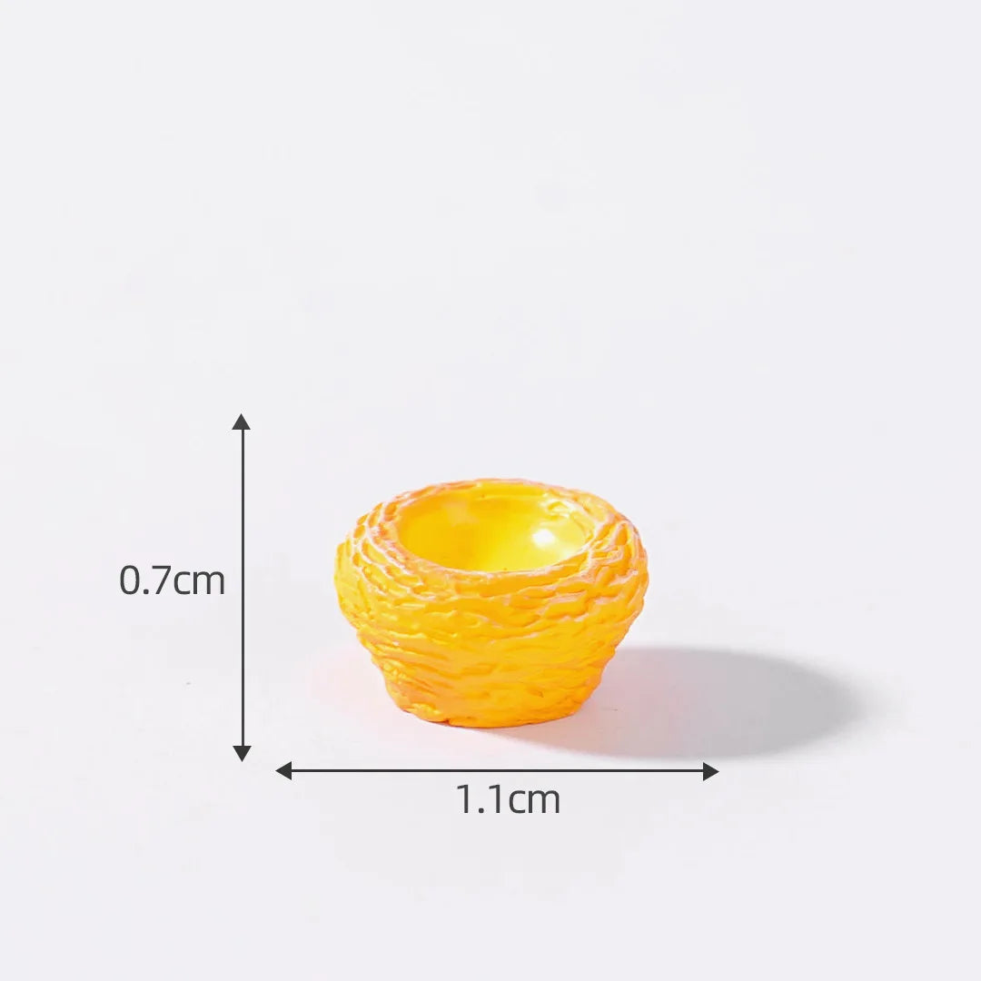 Figurine Miniature Imitation Cake Hamburger Food Micro Landscape Ornaments For Home Decorations Room Decor DIY Accessories
