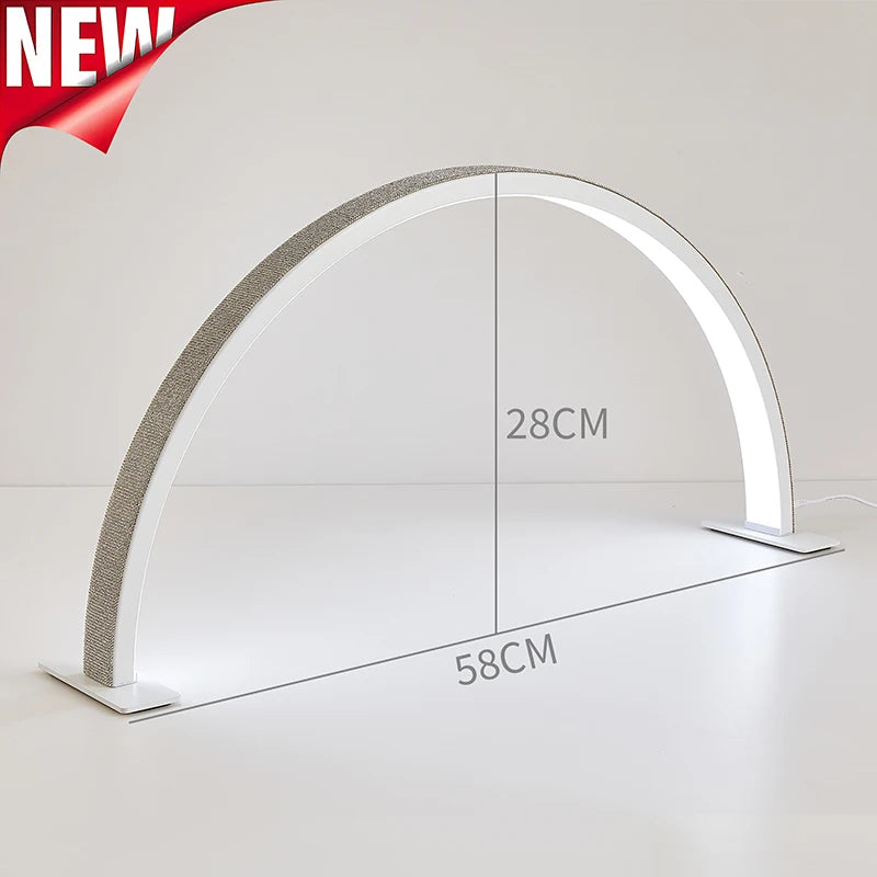 48W Moon Light for Nail Table New Half Moon Lamp For Nail Half Moon Nail Lamp Half Moon Desk Lamp Nail Beauty Salon LED Manicure