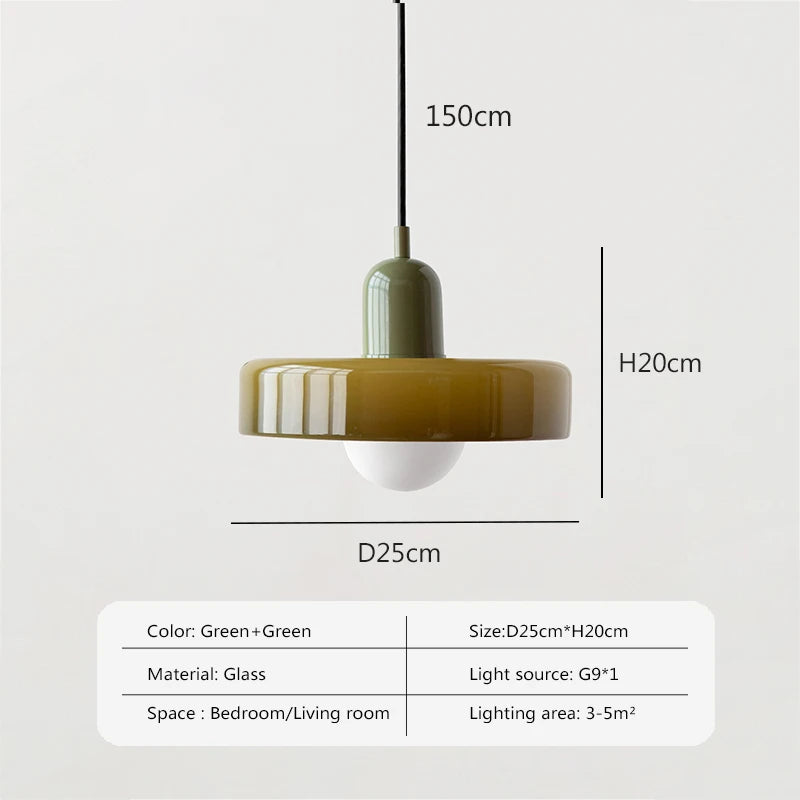 Nordic Pendant Light Glass Home Decorative Lamp For Living Room Restaurant Bedroom Study Indoor Hanging Illumination Luminaires