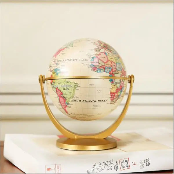 10cm Stand Earth Rotating Stand Geography Decor Gift, Geography Political Historical Learning Globe s