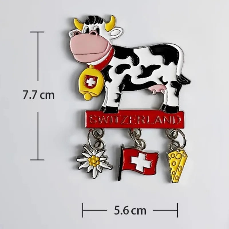 Switzerland Travelling Souvenirs Swiss Map Fridge Magnets Alps Jungfrau Refrigerator Stickers Home Decoration Wedding Gifts