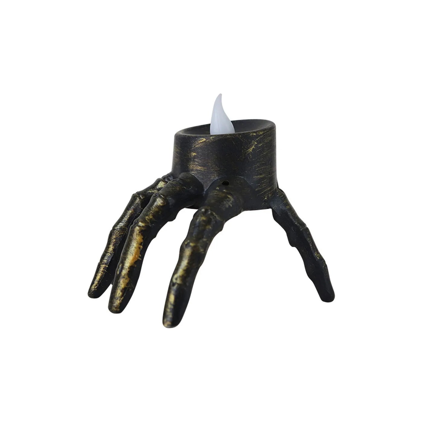 Halloween Tea Light Candles Skeleton Hand Flameless LED Candles 8.5cm/3.3inch Flameless Tea Lights Candle Lamp For Halloween
