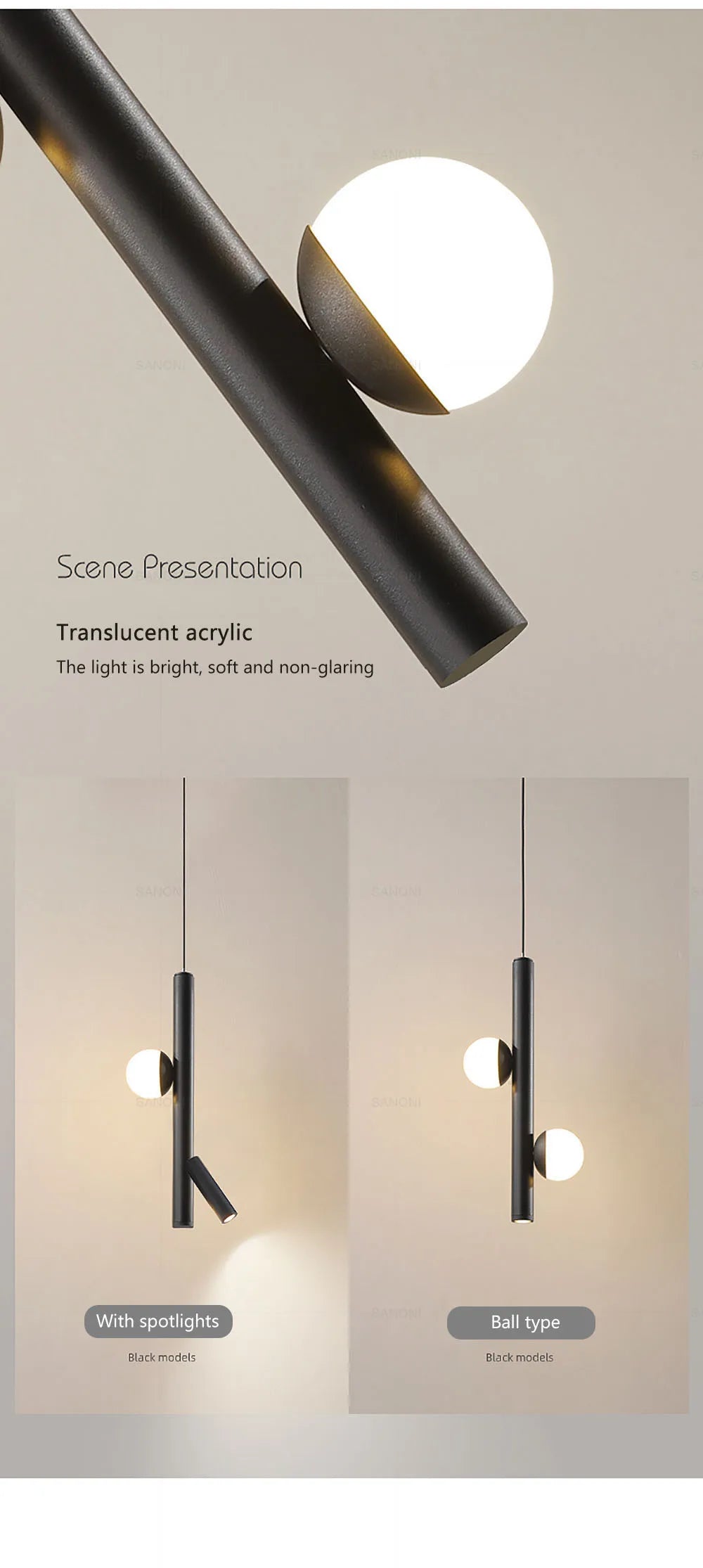 Minimalist LED Pendant Lamp For Living Room Bedside Study Aisle Chandelier Indoor Home Decor Light Fixture Luster Hanging Lamp