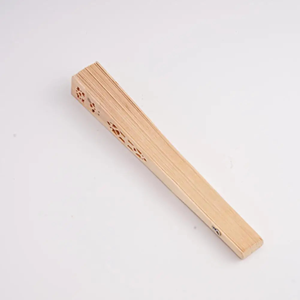 Full Flush Wooden Fan Sunflower Fan Hollow Folding Fan Wooden Sandalwood Fan Wedding Fan Home Decoration