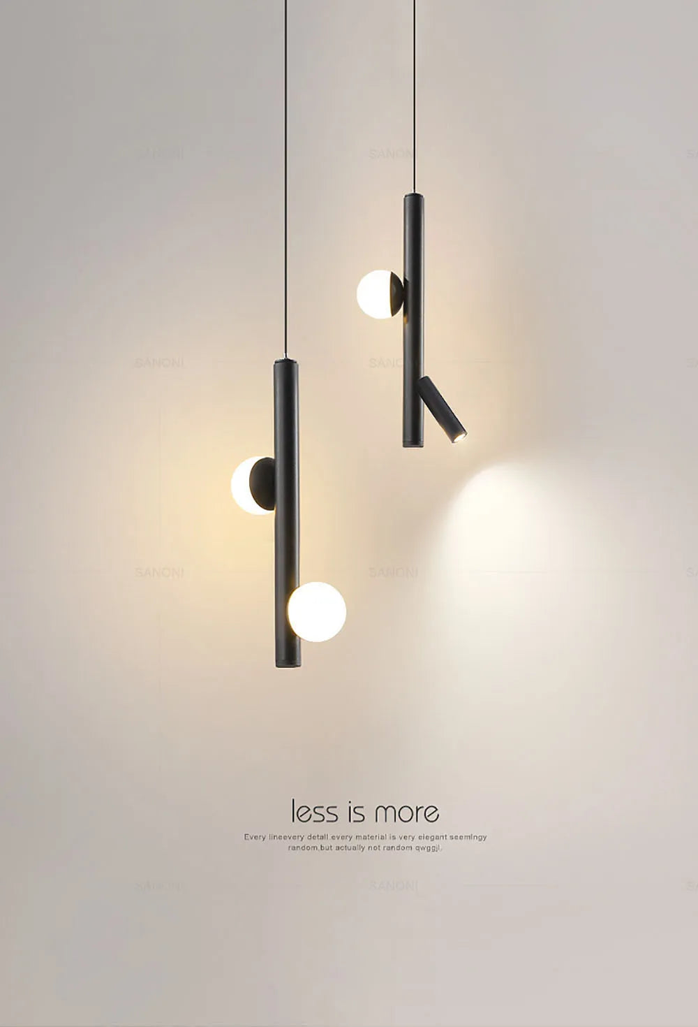 Minimalist LED Pendant Lamp For Living Room Bedside Study Aisle Chandelier Indoor Home Decor Light Fixture Luster Hanging Lamp