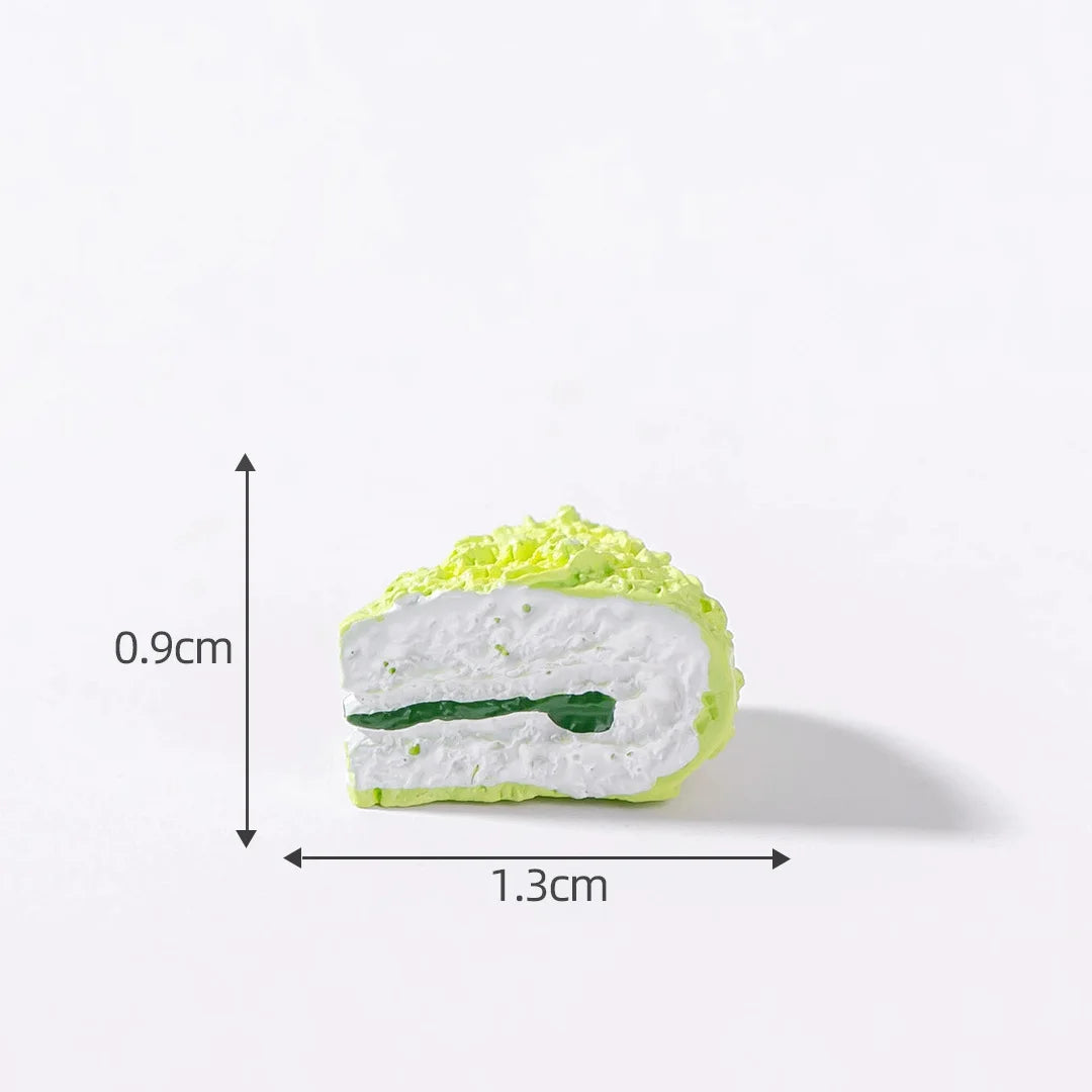 Figurine Miniature Imitation Cake Hamburger Food Micro Landscape Ornaments For Home Decorations Room Decor DIY Accessories