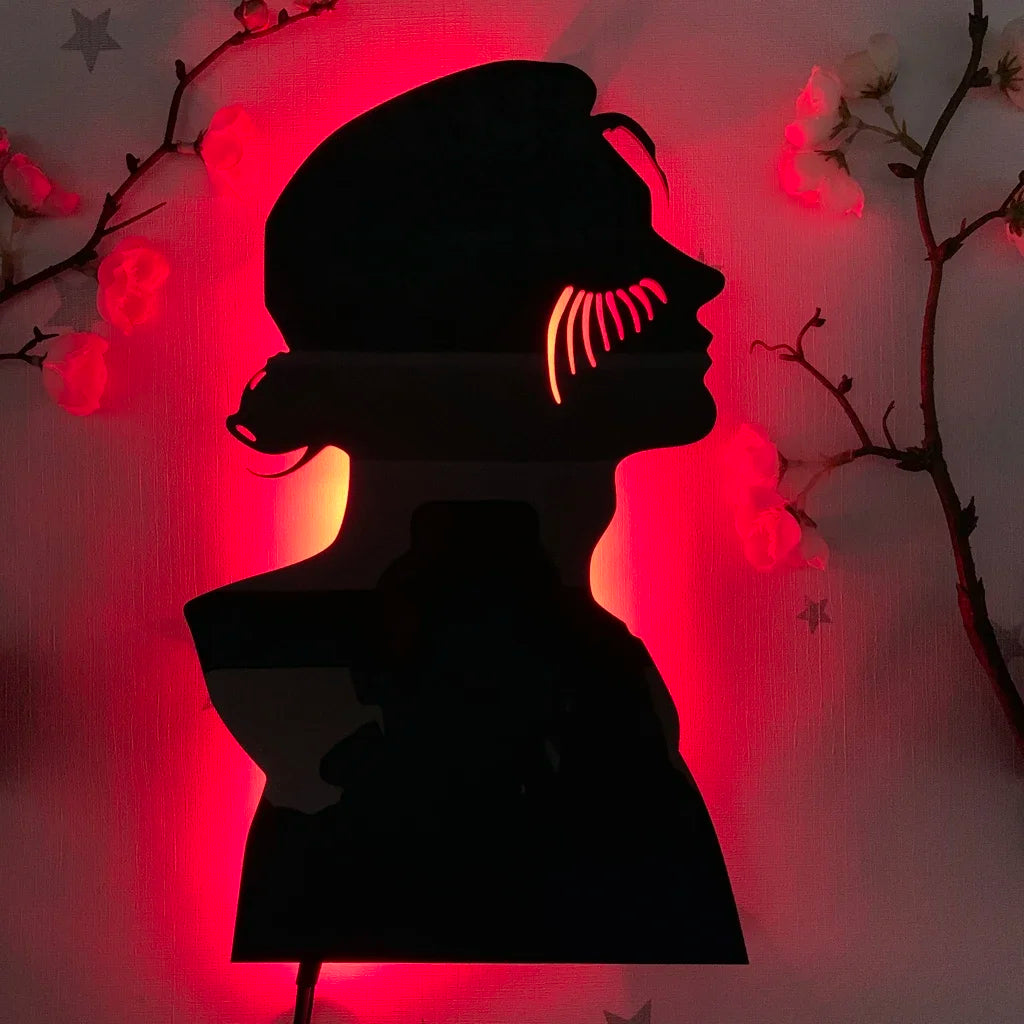 Wall Decor Anime Silhouette Lamp Berserk Guts Nightlights for Home Decoration Night Light Berserk Guts Wall Light Bedroom