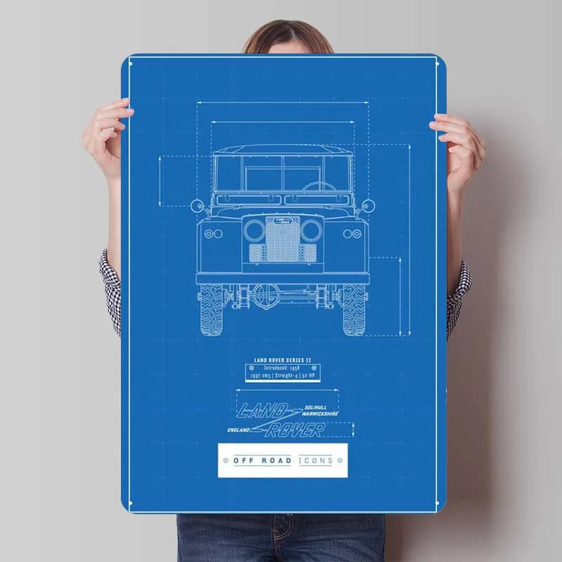 Land Rover Metal Sign Cars Poster Interior Retro Tinplate Sign Plaque for Garage Wall Art Decoration Gaming Room Decoration Man
