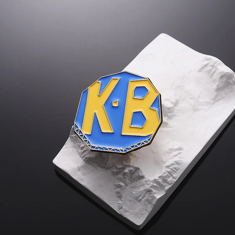 English letter brooch Cartoon soup bowl pins Bag Decorative metal badge Accessories wholesale Gift to friends