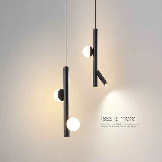 Minimalist LED Pendant Lamp For Living Room Bedside Study Aisle Chandelier Indoor Home Decor Light Fixture Luster Hanging Lamp