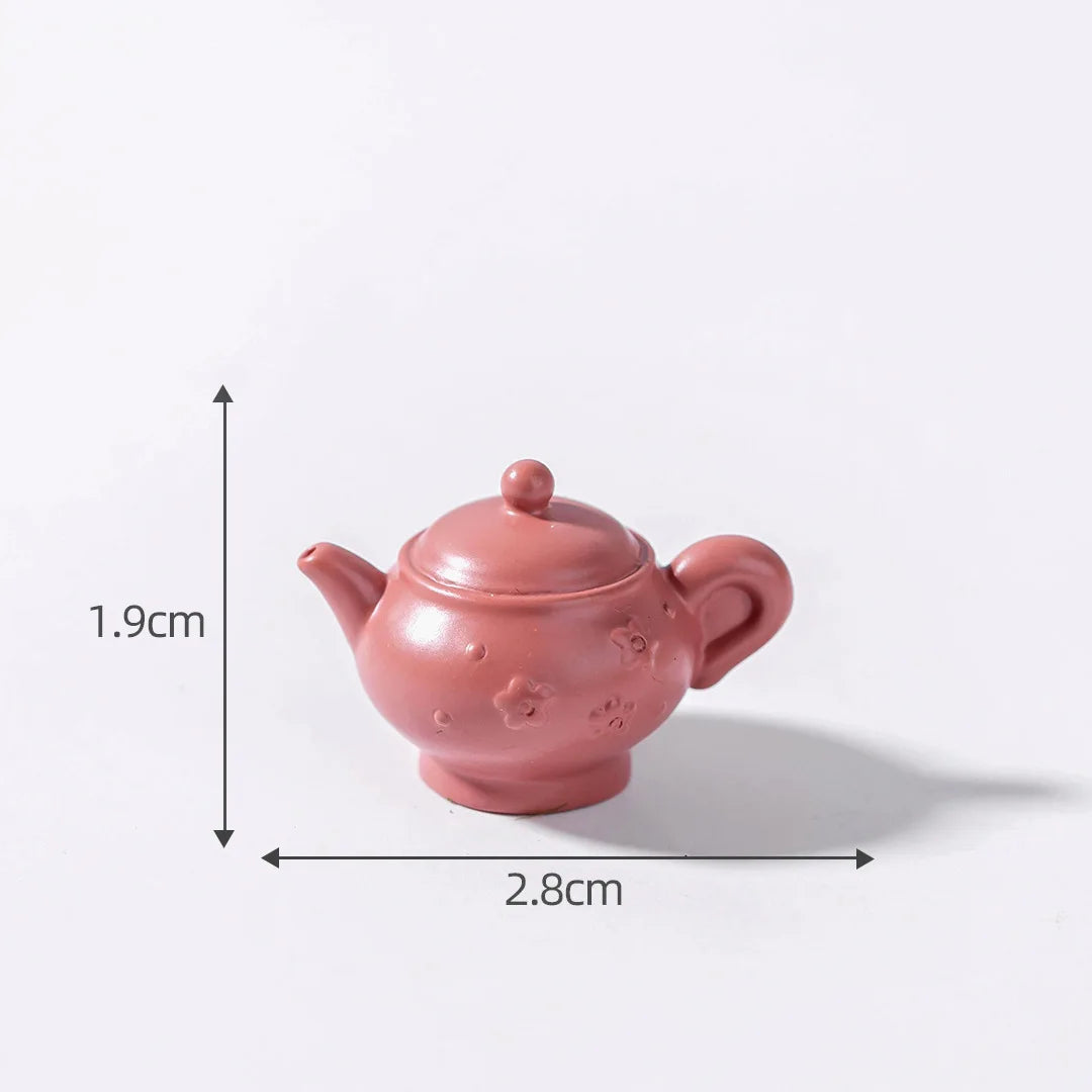 Figurine Miniature Imitation Cake Hamburger Food Micro Landscape Ornaments For Home Decorations Room Decor DIY Accessories