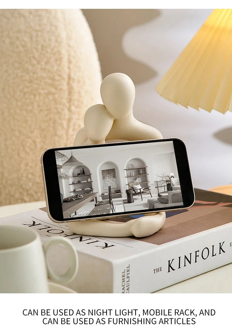 Nordic Style Minimalism Couple Table Lamp Bedroom Decor Accessories Aesthetic Room Decor Christmas Decoration Home Decor Gift