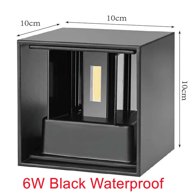 Led Outdoor Wall Light Waterproof IP65 Garden Lights 85V-265V Exterior Wall Lamp For Street Courtyard Corridor Interior Lighting