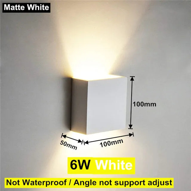 Led Outdoor Wall Light Waterproof IP65 Garden Lights 85V-265V Exterior Wall Lamp For Street Courtyard Corridor Interior Lighting