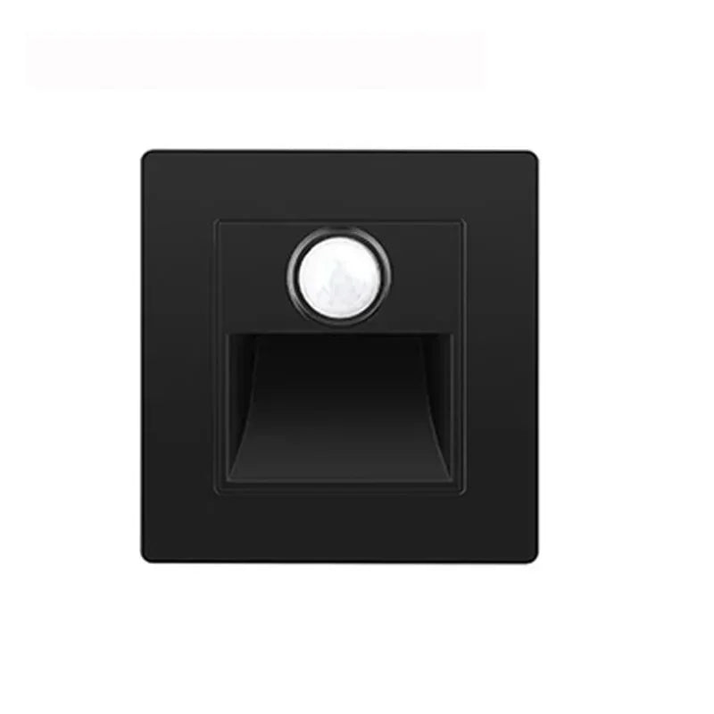 Smart Motion Sensor LED Night Light Wall Lights Stair Footlight Indoor Outdoor Stair Wall Lamp Recessed Step Lighting