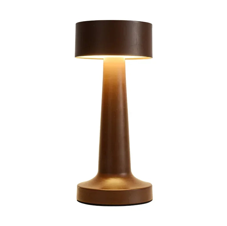 LED Bar Table Lamp Bar/Coffee/Restaurant Desktop Decor Night Light Rechargeable Touch Sensor Wireless Bedroom Reading Lamp 2022