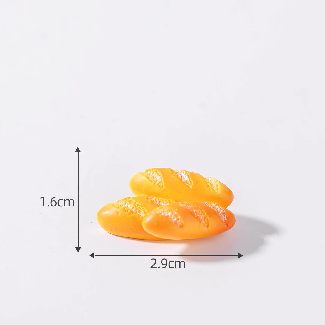 Figurine Miniature Imitation Cake Hamburger Food Micro Landscape Ornaments For Home Decorations Room Decor DIY Accessories