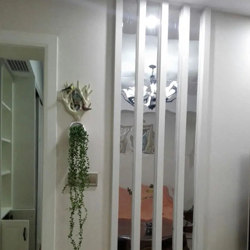 20pcs Simple Lines Acrylic 3D Wall Stickers DIY Background Mirror Strips Ceiling Waist Line Living Dining Room Art Home Decor