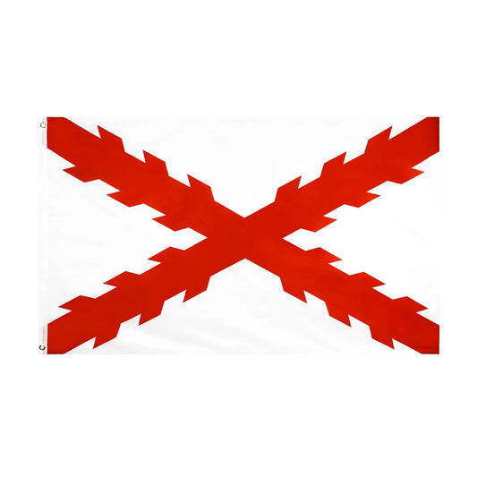PIRATE  90x150cm Spanish Cross of Burgundy Flag