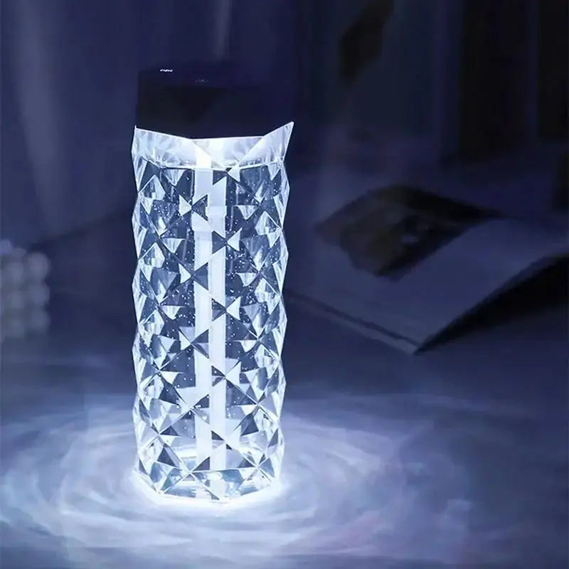 1Pcs 400/1000ml Colorful USB Crystal Humidifier with Aromatherapy and Air Purification for Bedroom and Desktop