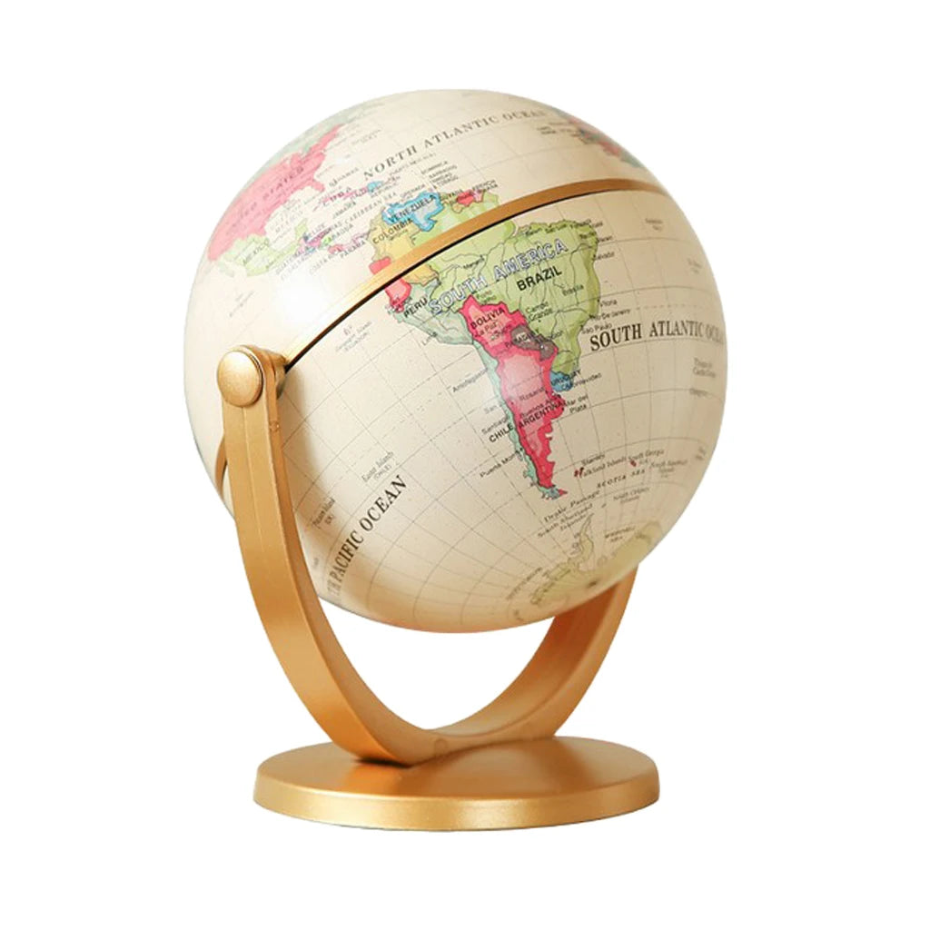 10cm Stand Earth Rotating Stand Geography Decor Gift, Geography Political Historical Learning Globe s