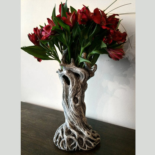 Dry Floral Plant Vase Ornament Creative Resin Indoor Statue Vase for Birthday Gifts New Year's Gifts