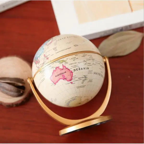 10cm Stand Earth Rotating Stand Geography Decor Gift, Geography Political Historical Learning Globe s