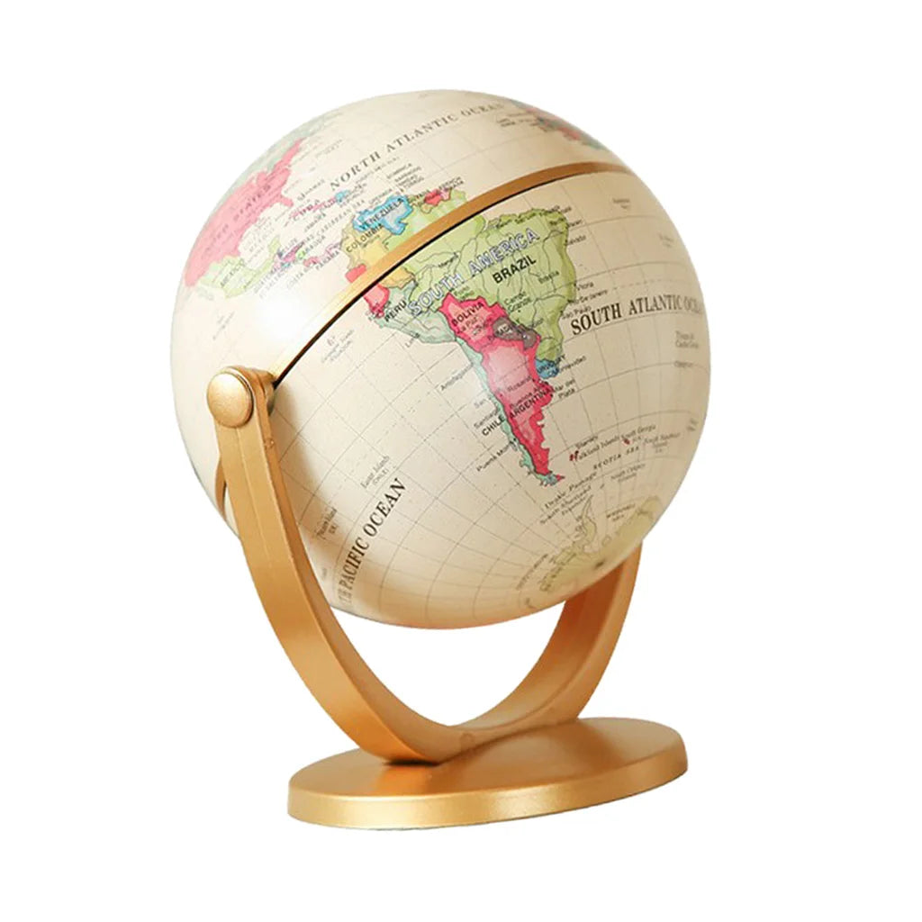 10cm Stand Earth Rotating Stand Geography Decor Gift, Geography Political Historical Learning Globe s